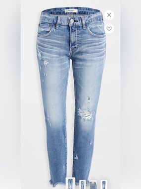 MOUSSY VINTAGE Glendele Skinny Jeans Light Blue Sz: 24